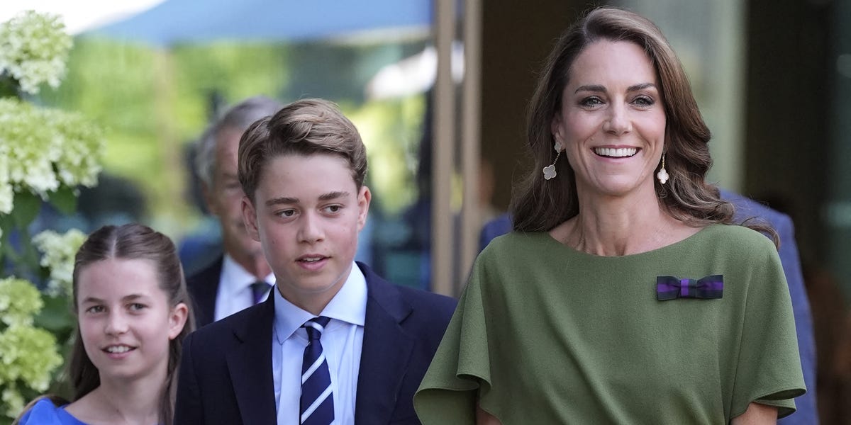Prince William and Kate Middleton Bring Children George and Charlotte to Wimbledon