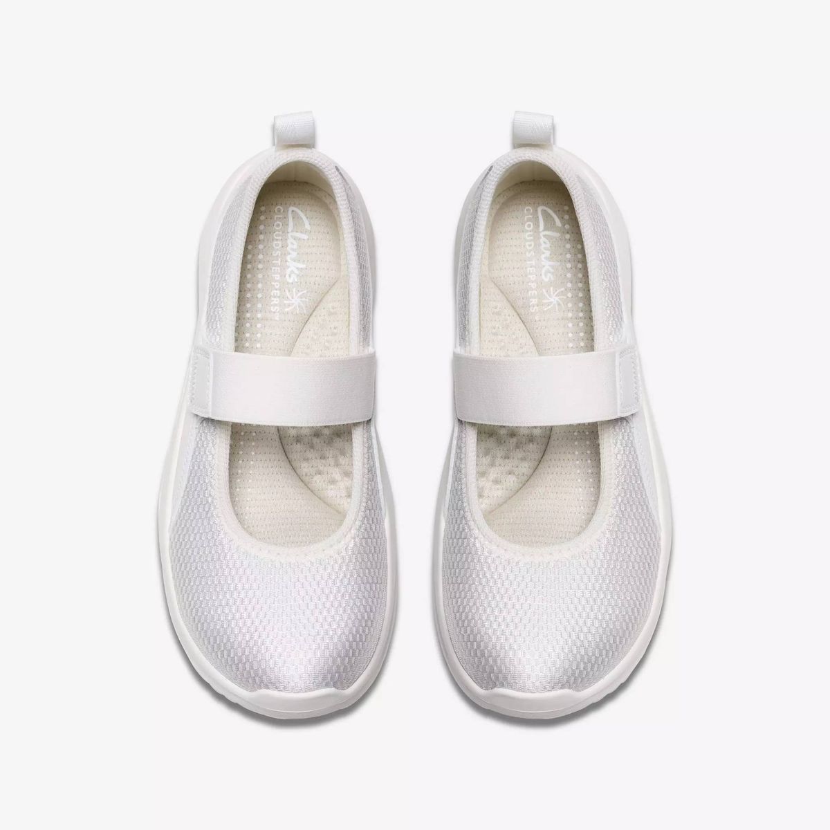 The sporty Mary Janes are ideal for wearing to the office in hot weather
