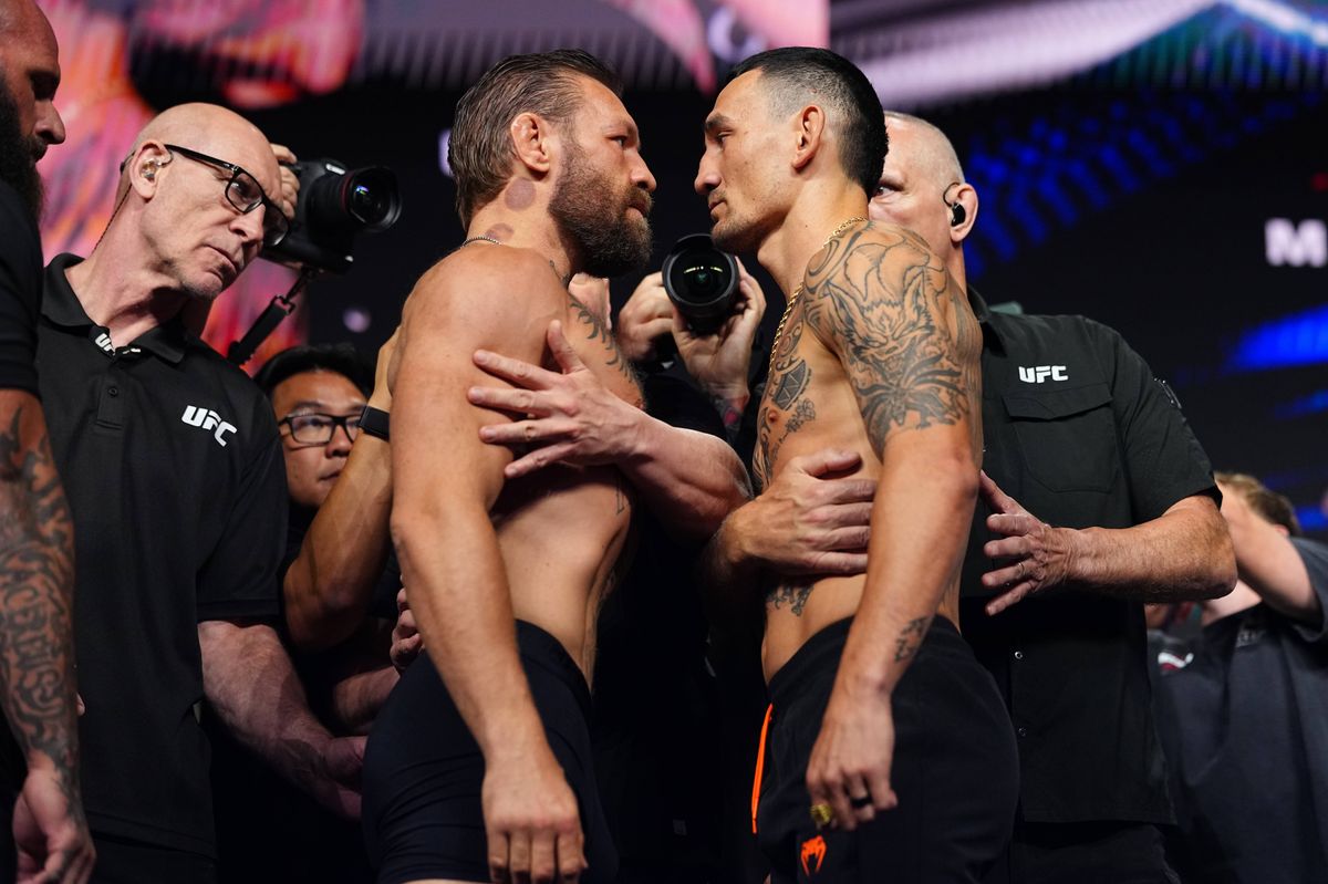 Conor McGregor and Max Holloway