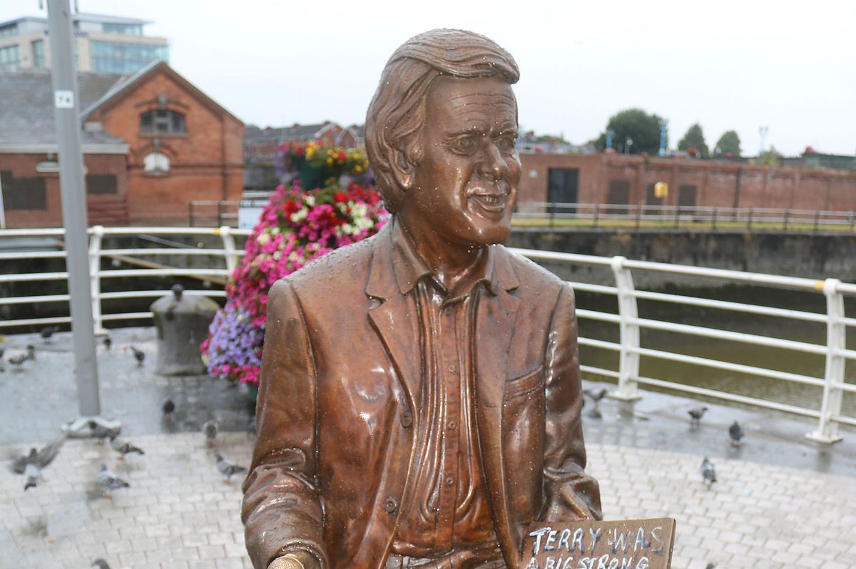 The statue of Terry Wogan