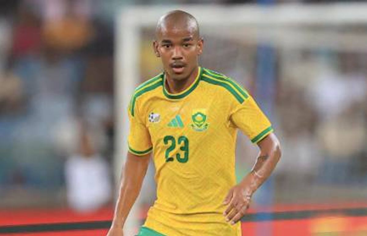 Jayden Adams in action for South Africa at the World Cup