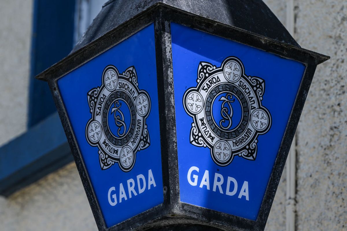 Garda Siochana logo (Photo by Artur Widak/NurPhoto via Getty Images)