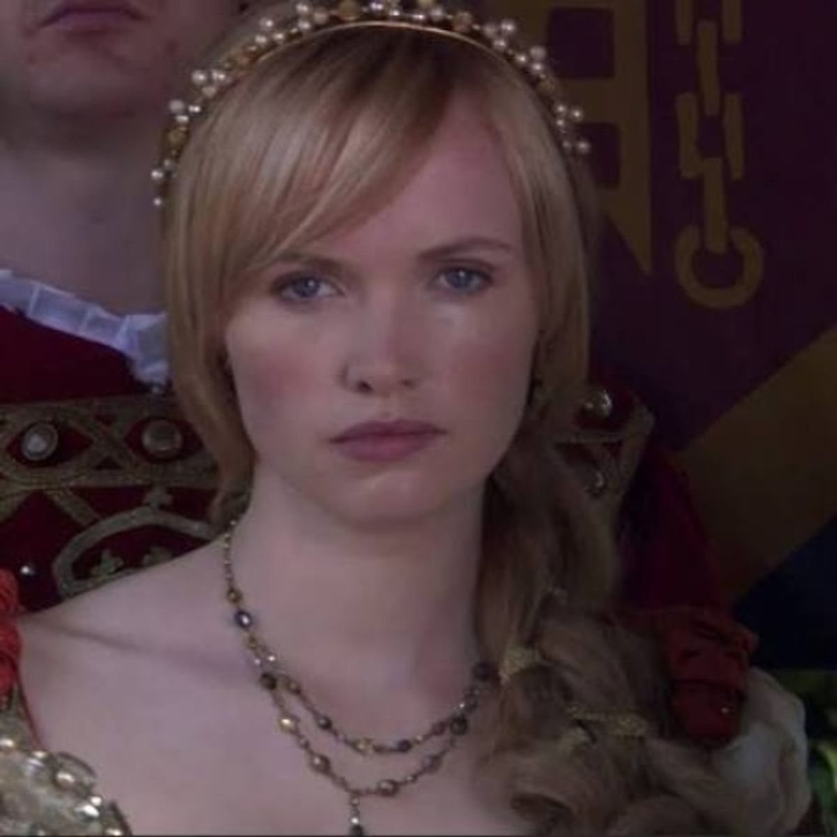 Slaine played Jane Howard in The Tudors, who was an ex-lover of King Henry VIII and a cousin to his fifth wife, Catherine Howard