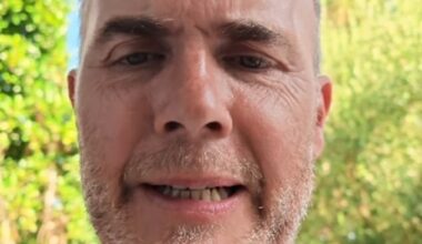 Gary Barlow has shared he is struggling following the end of The Circus tour as he said 'I've completely fallen off a cliff since the end of the shows' in an Instagram post on Monday