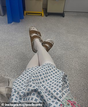 The 41-year-old revealed the time she had spent in hospital this year
