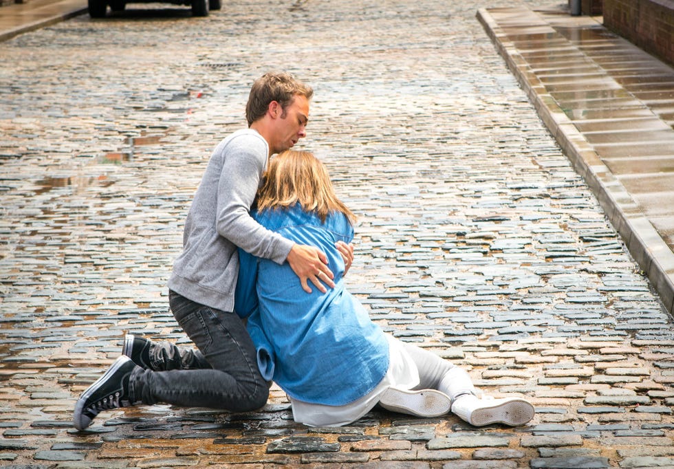David and Kylie in Coronation Street David and Kylie in Coronation Street
