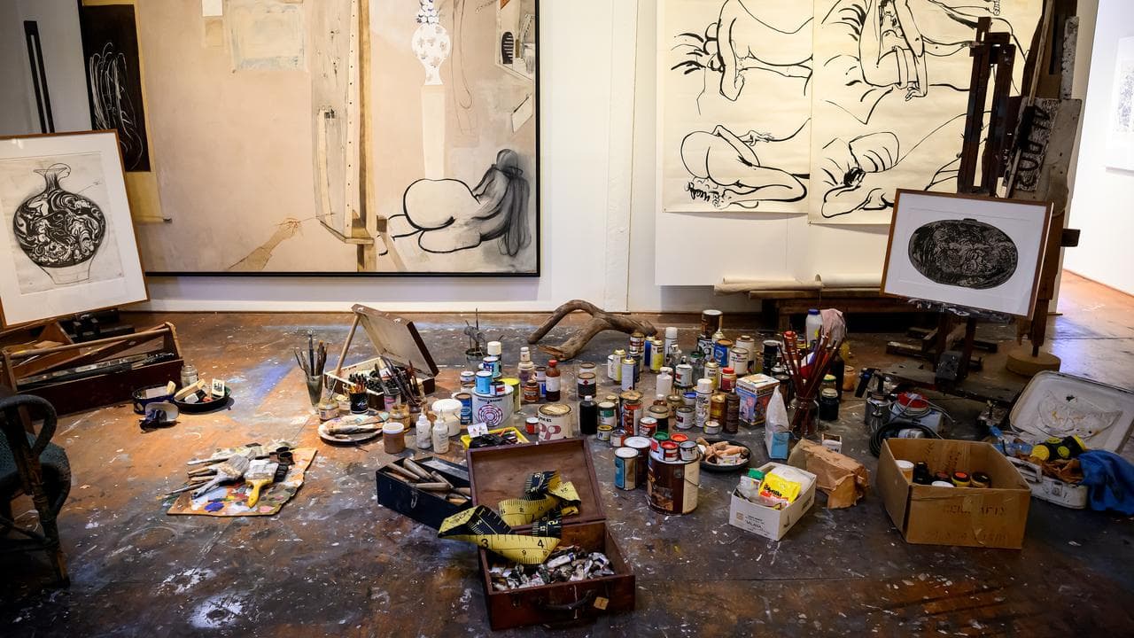 Brett Whiteley’s studio