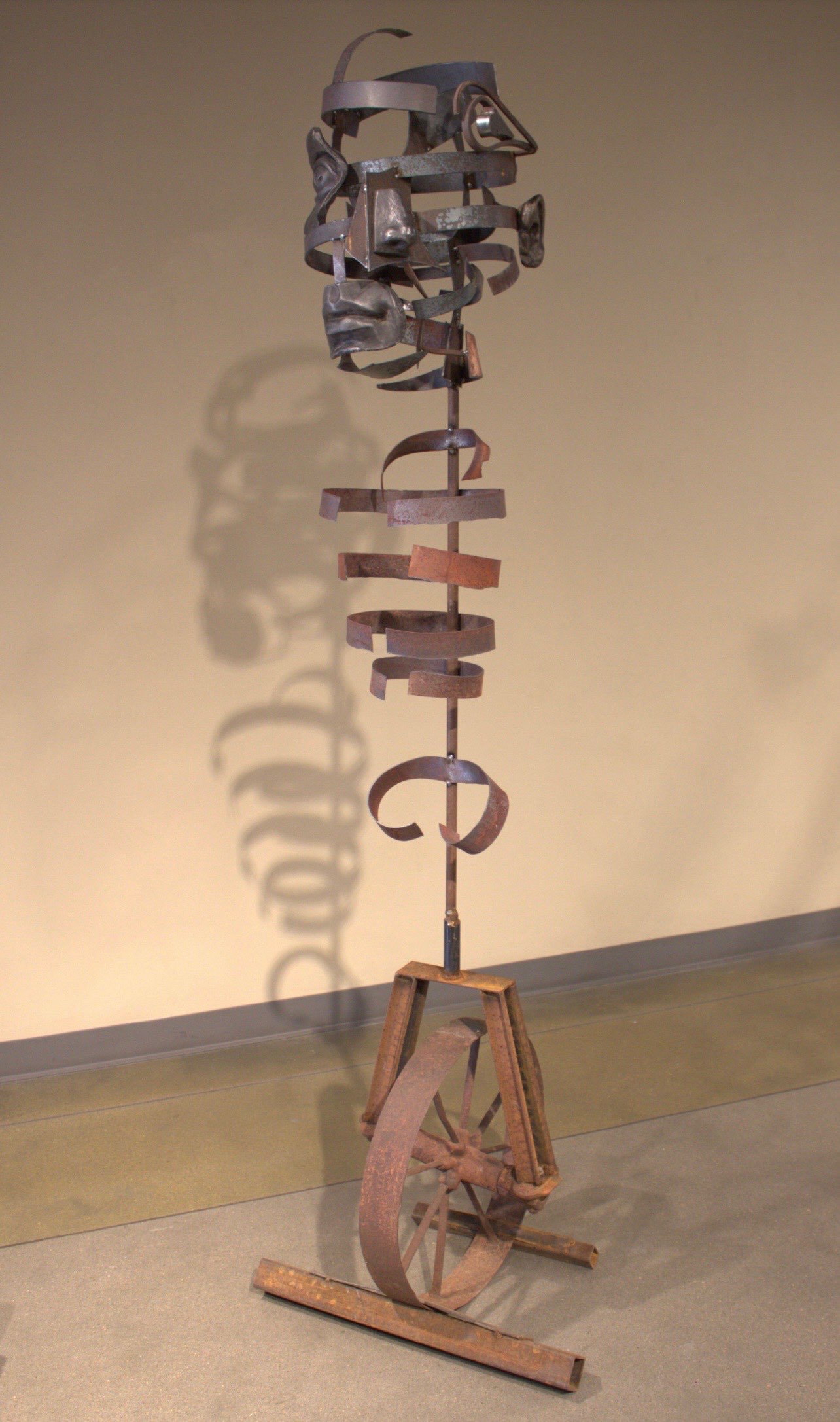 A sculpture that Schluckebier created as part of his thesis project. Schluckebier said he drew inspiration from Picasso during his creative process. Courtesy Photo
