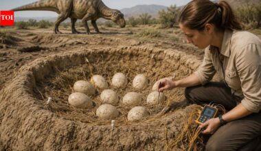 Scientists recreated a dinosaur nest to uncover how eggs stayed warm 70 million years ago |