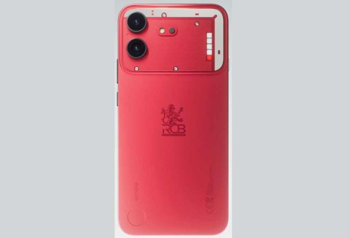 Nothing Phone (4b) RCB edition officially revealed