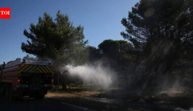 More than 1,200 hectares of land burnt! Firefighters battle southern France wildfires after deadly heatwave