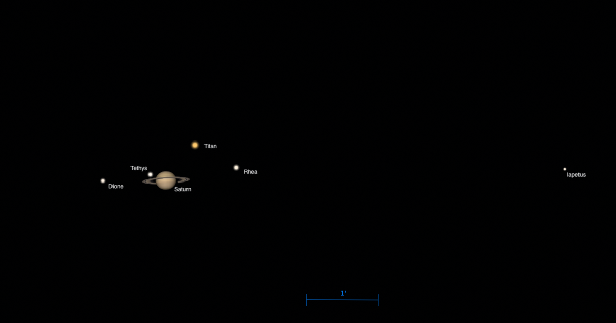 The Sky Today on Sunday, July 5: Capture a view of Saturn’s moons