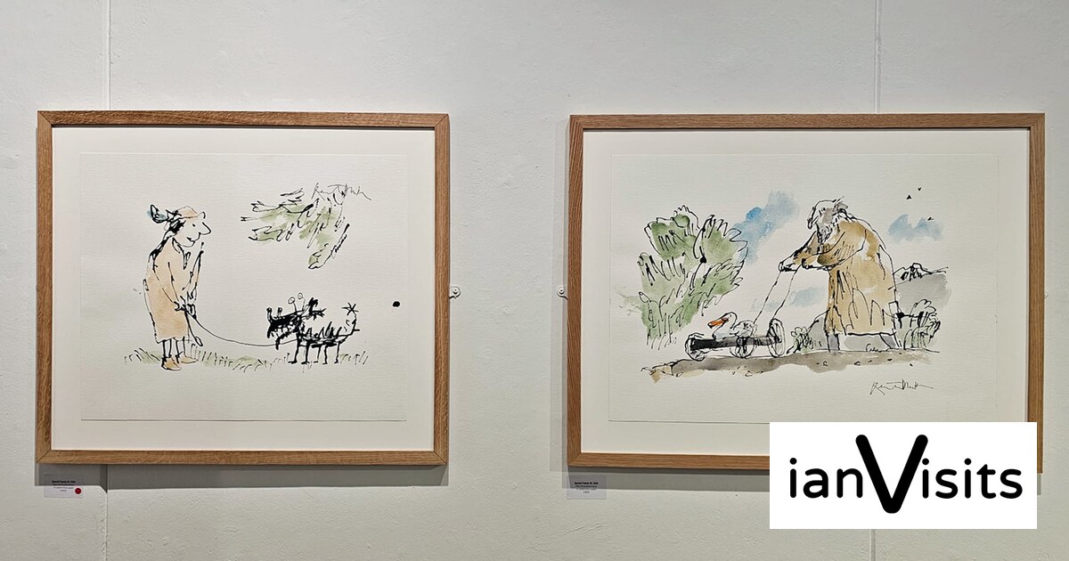 Quentin Blake’s latest London exhibition celebrates the joy of companionship
