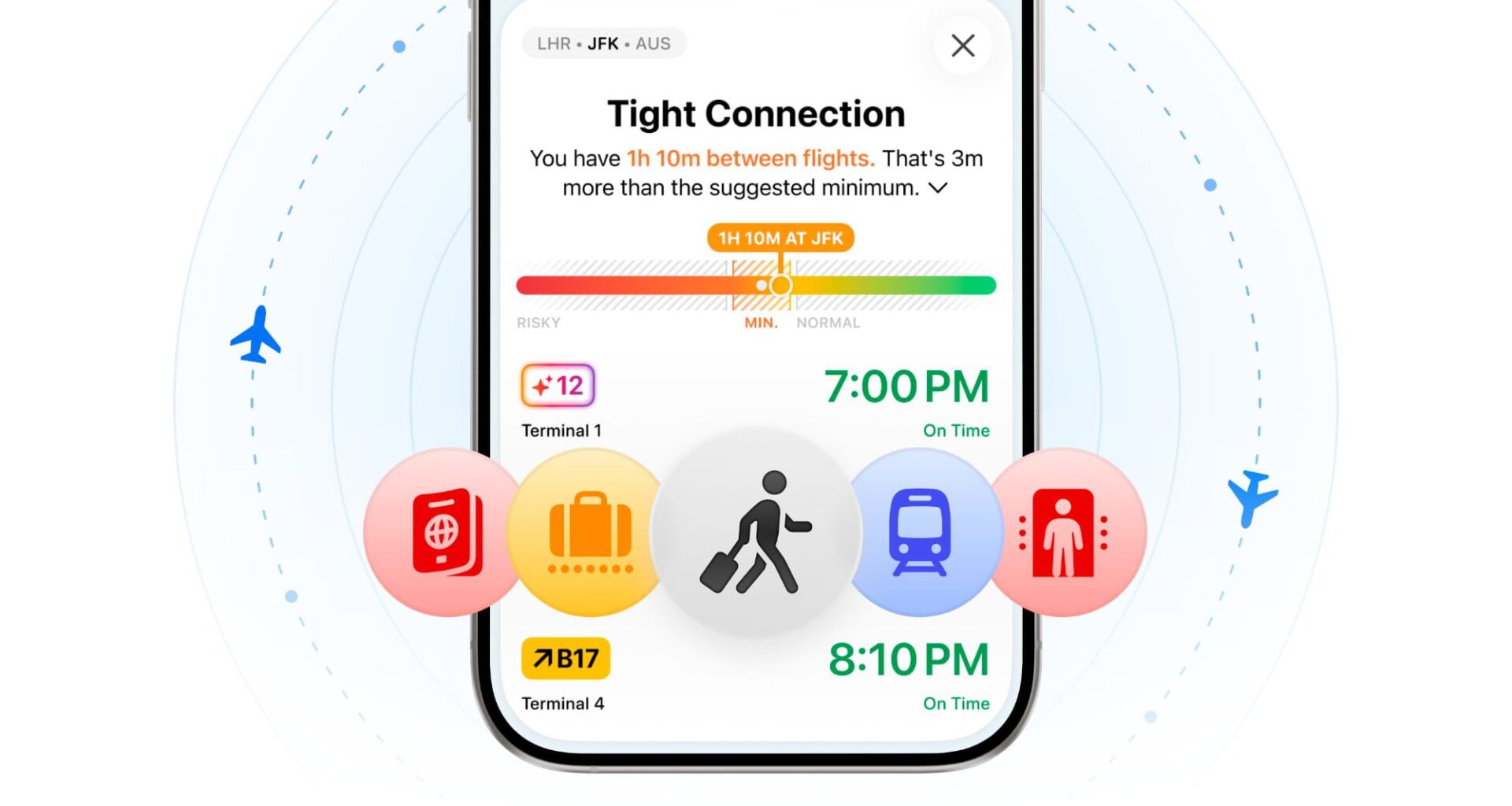 Flighty Update Adds Step-by-Step Guide for Connecting Flights