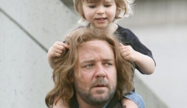 Russell Crowe celebrates his muscly son's 20th birthday with a flex; The resemblance is uncanny