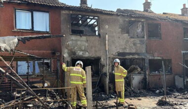 Fire which destroyed homes ‘likely caused by embers from nearby bonfire’