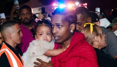 A$AP Rocky Takes His Daughter Rocki Out for a Night in NYC