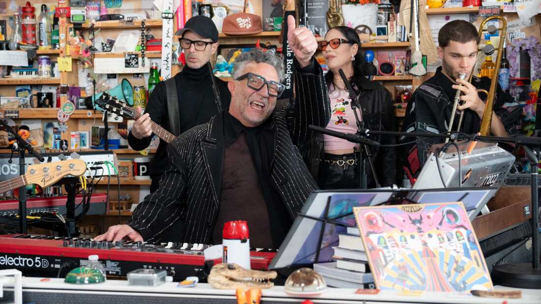 Fito Páez performs a Tiny Desk Concert