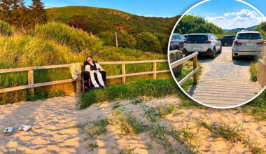 Cars block family from new accessible Lisfannon Beach boardwalk