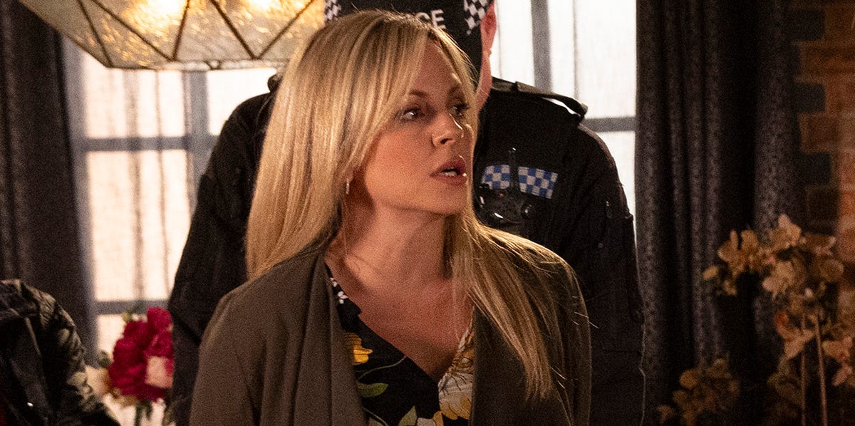 Coronation Street's Sarah Platt is finally caught as police swoop