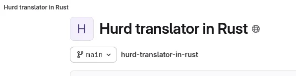 GNU Hurd Rust translators