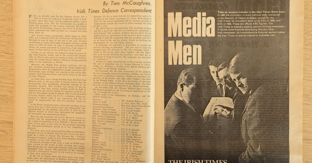 Leafing through a discovered magazine from 1966 a glaring absence struck me – The Irish Times