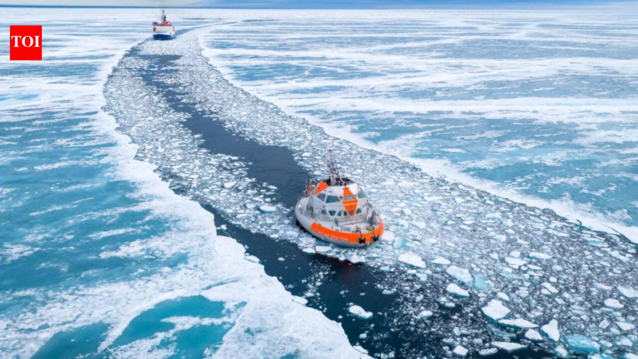 A floating 'igloo' research station has left France for the Arctic, where it will drift with polar ice to study climate change and life in one of Earth’s harshest environments