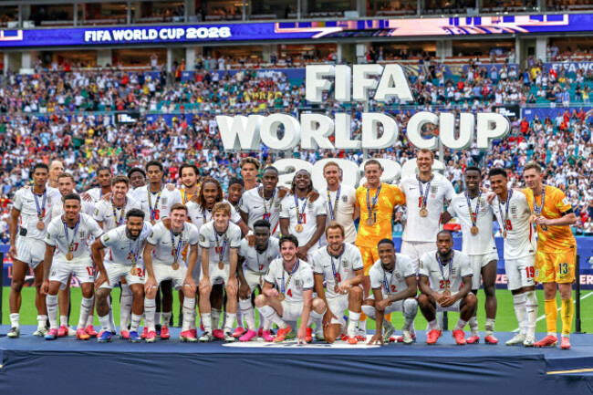 july-18-2026-miami-gardens-florida-usa-england-team-players-are-seen-at-the-winners-podium-after-receiving-their-bronze-game-winners-medals-at-the-end-of-a-fifa-world-cup-26-bronze-final-match-be