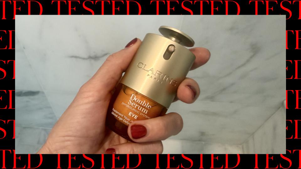 Graphic I’ve Tried Hundreds Of Eye Creams And Clarins’ New Double Serum Eye Delivered The Fastest Results