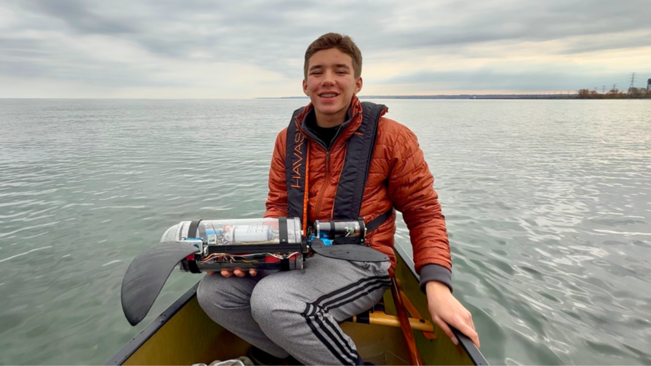 Meet Evan Budz: The 16-year-old Canadian who built an AI-powered robot turtle to detect microplastics with 94% accuracy