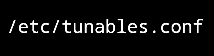 /etc/tunables.conf