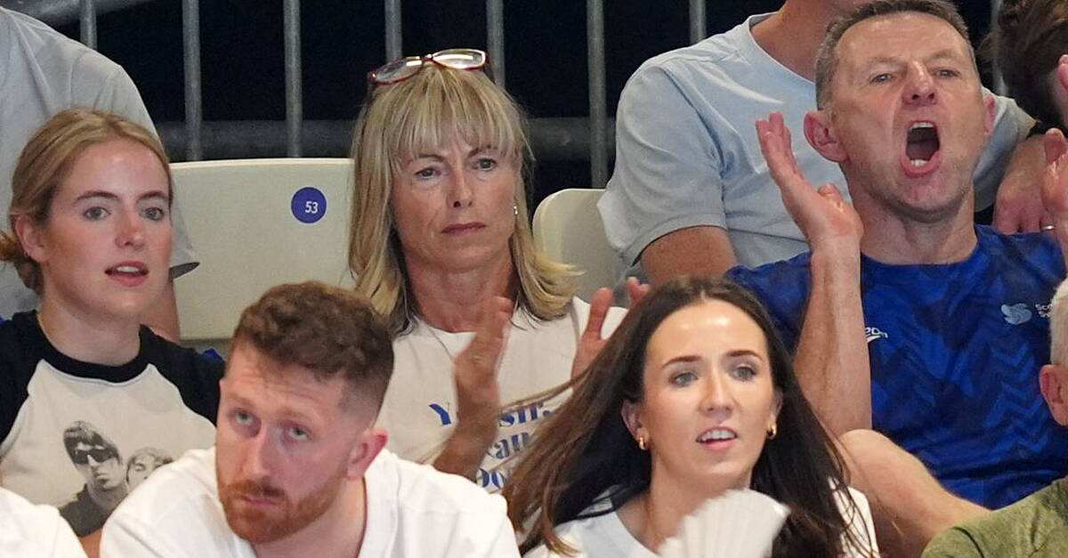 Madeleine McCann’s brother cheered on by parents at Commonwealth Games