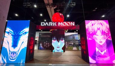 The official booth for HYBE