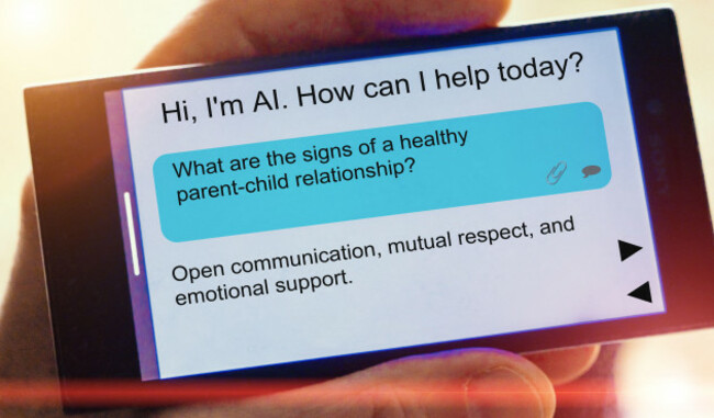 question-for-artificial-intelligence-on-smartphone-screen-what-are-the-signs-of-a-healthy-parent-child-relationship