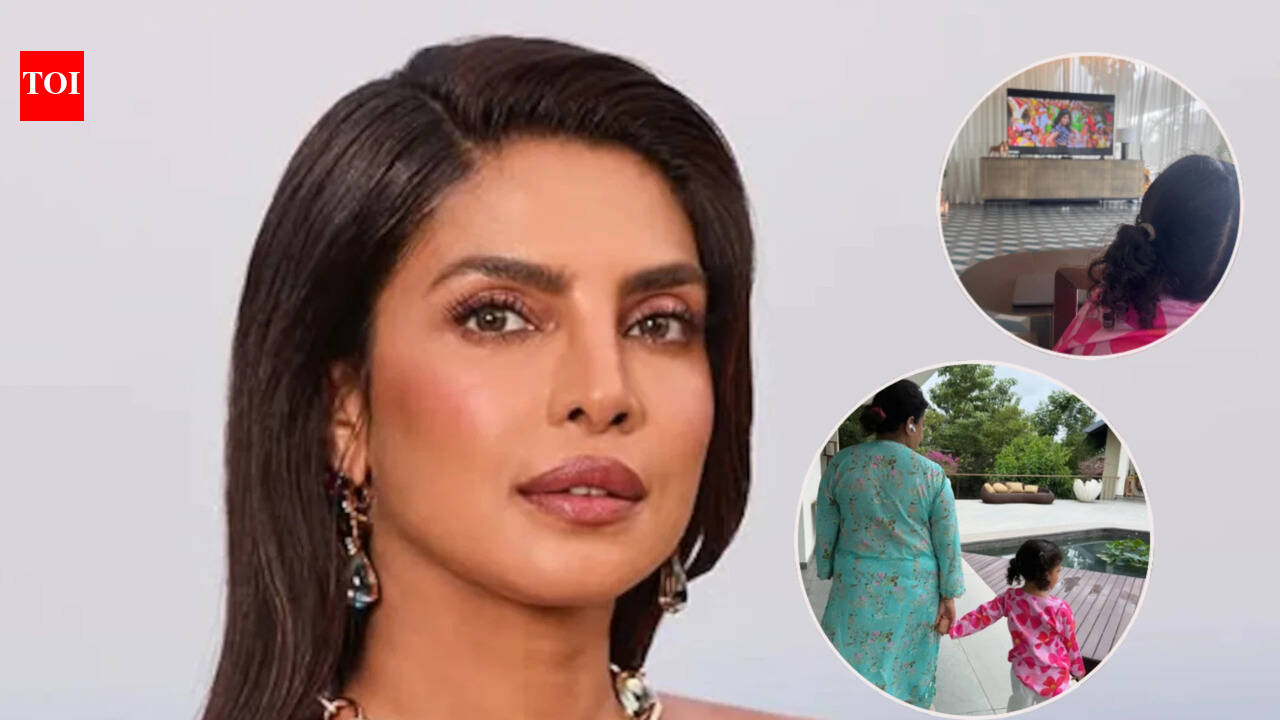 Priyanka Chopra: 'Who would've thought?': Priyanka Chopra on daughter Malti Marie watching her 'Tune Maari Entriyaan' song; drops pic of little one's reunion with grandmom | Hindi Movie News