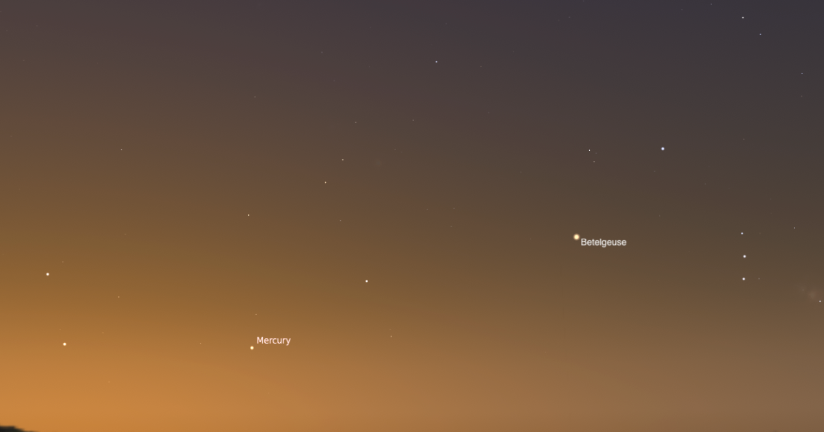 The Sky Today on Tuesday, July 28: Mercury appearing