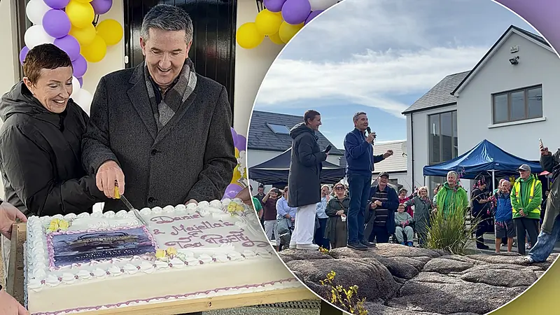 Daniel and Majella sing in the rain as legendary tea party raises over €15,000 for Relay