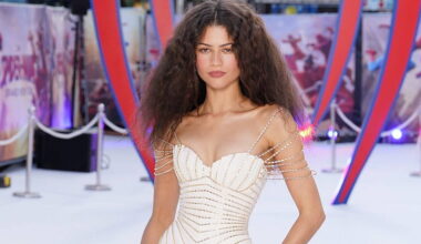 Zendaya wears delicate spider-webs for Spider-Man: Brand New Day London premiere