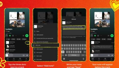 Spotify’s User Notes turn playlists into mixtapes.