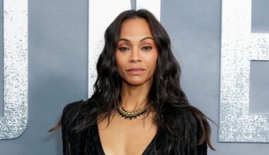 Zoe Saldana at Paramount+'s "Lioness" Season 3 Premiere