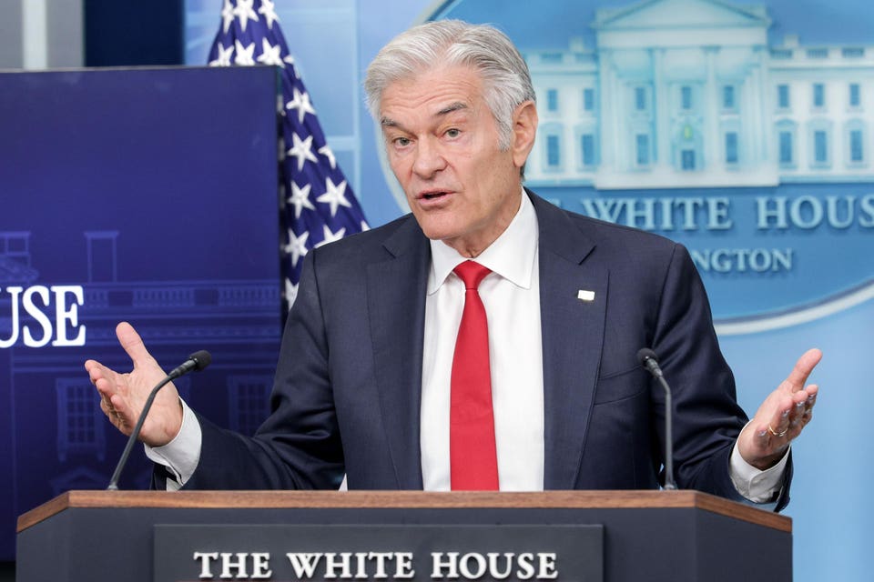 CMS Administrator Dr. Mehmet Oz Holds A Press Briefing At The White House