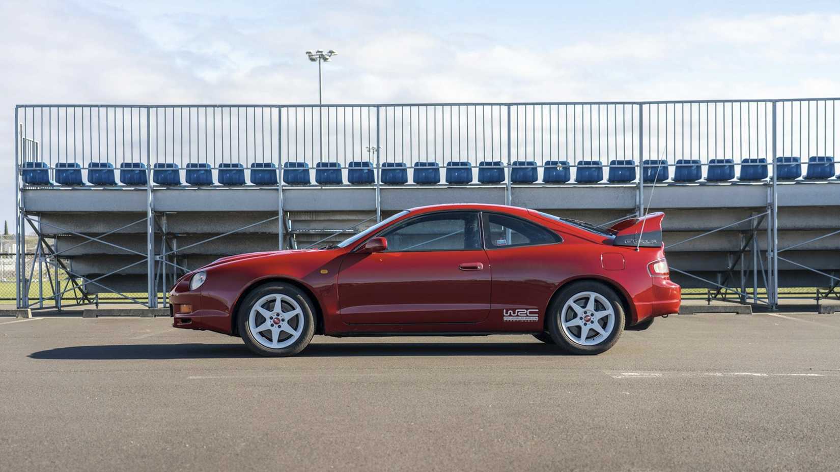 Red 1994 Toyota Celica GT-Four side