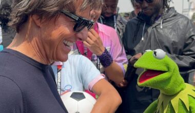 Tom Cruise Met Kermit the Frog at the World Cup Final