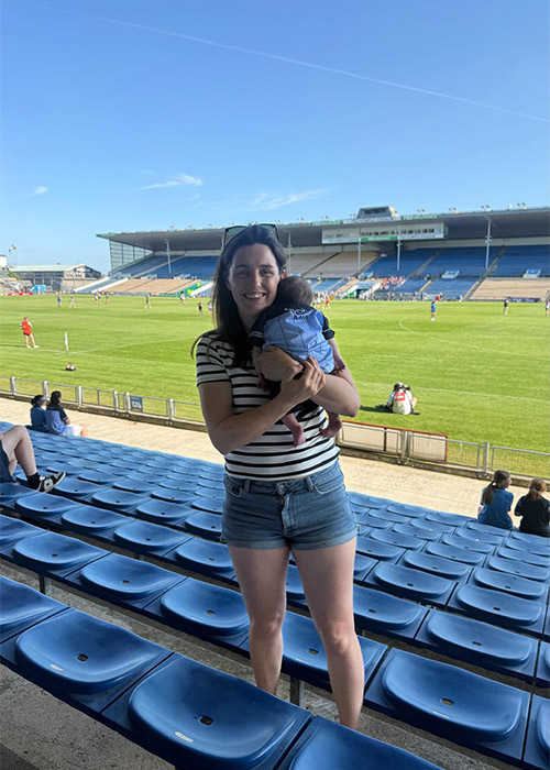 Dublin Lyndsey Davey and baby. Pic: Supplied