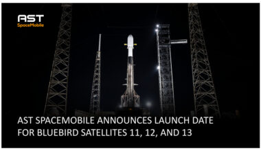 AST SpaceMobile Announces Launch Date for BlueBird Satellites 11, 12, and 13