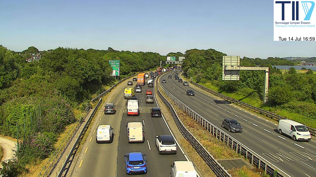 South Ring Traffic (just before Mahon for drivers on the N40 Eastbound)