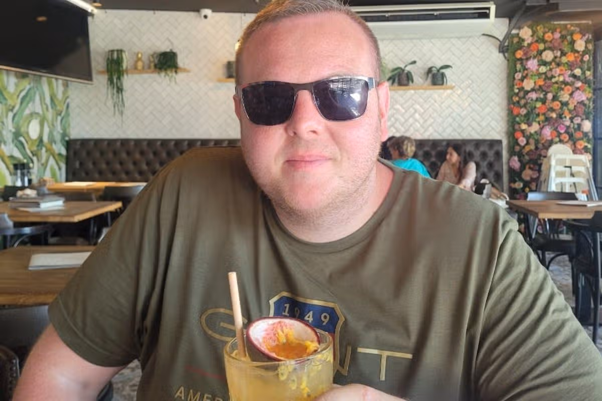 Dean Kemp, before he lost weight