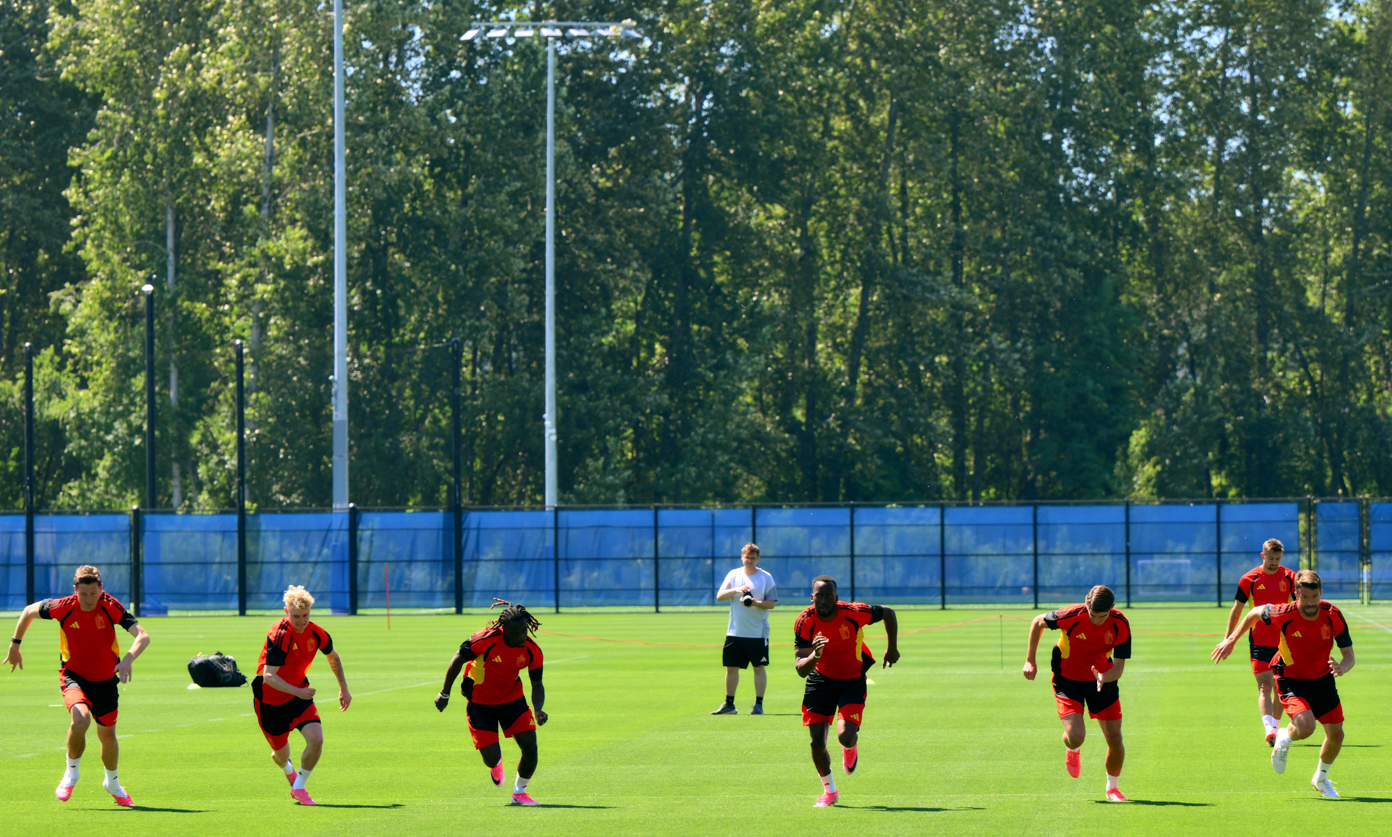 Belgium have been training at the Seattle Sounders’ facility