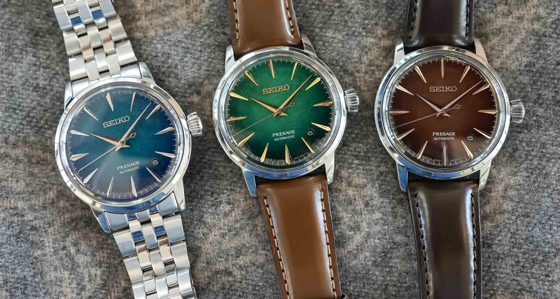 First Look: The 2026 Seiko Presage Cocktail Time HCB001, HCB002 and HCB003