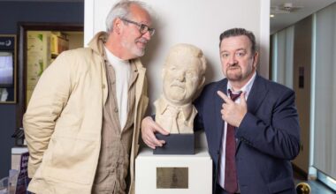 The Office: New David Brent sculpture unveiled at Premier Inn